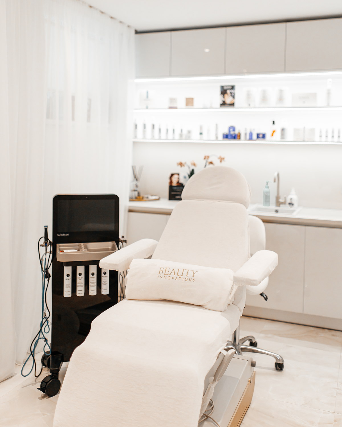 Beauty Innovations procedūru kabinets ar HydraFacial Syndeo